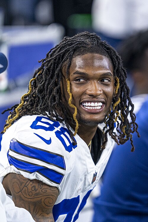 Dallas Cowboys wide receiver CeeDee Lamb on the sideline